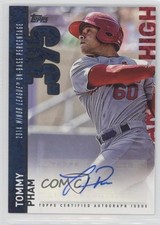 2015 Topps Career High Auto Tommy Pham #CHA-TP Auto 0g4