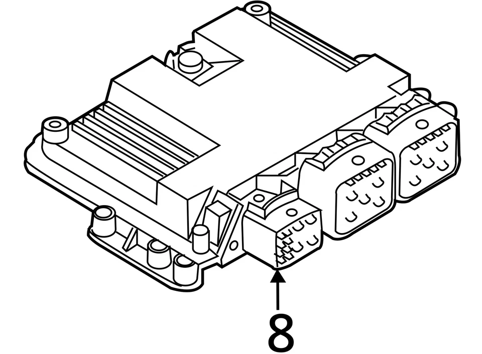 Engine ECM Electronic Control Module Base ECU  11-12 CLUBMAN 2343903 - Imagen 4 de 4