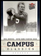 Paul Hornung 2006 Ultra #CCPH Campus Classics Notre Dame Fighting Irish