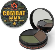 Arcturus 3-Color Camo Face Paint - Water  Sweat Resistant - 3 Colors