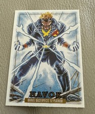 2024 Skybox Marvel Masterpieces '92 Platinum Havok Leather #35