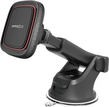  Magnetic Phone Mount for Car, Dashboard & Windshield Suction Cup Holder with  