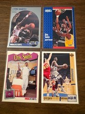Otis Smith 4 card lot 1990-91 91-92 NBA Hoops #221 #544 Fleer Upper Deck Magic