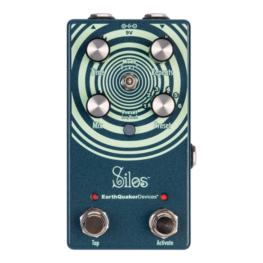 EarthQuaker Devices EQD Silos Multi Generation Delay Guitar Effector