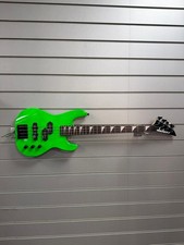 JACKSON MINION BASS CWJ202 NEON GREEN WITH SOFT CASE 