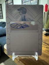 DYLAN CUPP 2022 LEAF PERFECT GAME 1st RC PROSPECT AUTO #1/1 PRINTING PLATE
