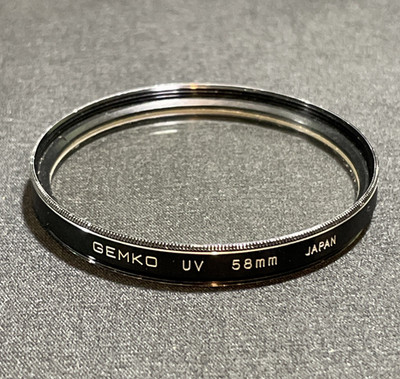 Gemco 58 mm UV Filter - Very Good Condition, Made in Japan