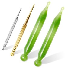4PCS Massage Tools Acupuncture Pen Self Massage Gua Sha Pointing Pen with Sil...