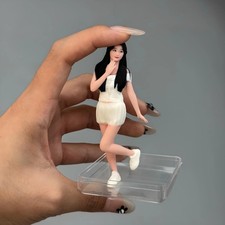 Diorama Scene Prop 1:18 Cute Girl Beauty Mini Doll Anime Miniature Figure Toys