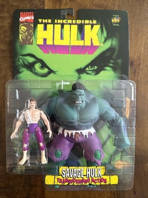 1996 ToyBiz Savage Hulk Transforming Action Figure New Sealed NIP