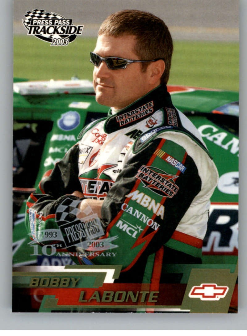 2003 Press Pass Trackside NASCAR INSERT Cards Pick From List/Complete Your Set