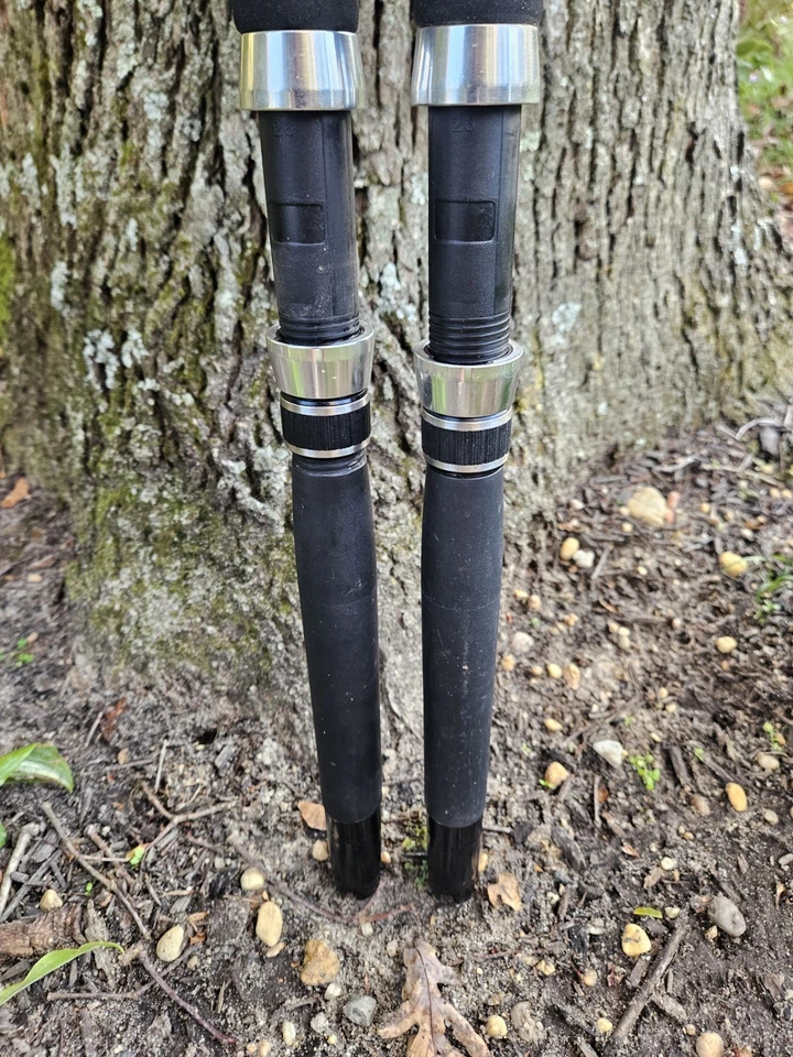 2 троллинговых удилища Penn Tuna Stick Rod 3950 RCSS 5 футов 40-100 фунтов Aftco чистые ролики! - Изображение 4 из 4