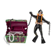 UEETEK 1PC Aquarium Treasure Chest Diver Fish Tank Landscape Ornament Decoration