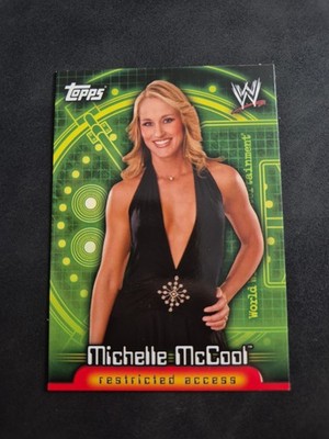 2006 Topps WWE Michelle McCool #61 Restricted Access Insert Trading Card NM
