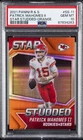 2021 PANINI ROOKIES & STARS STAR STUDDED ORANGE PATRICK MAHOMES II 19/25 PSA 10