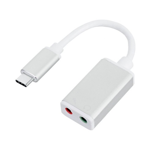 Type C to 3.5mmUSB 3.1 Audio Adapter Headphone Stereo Mic Connector