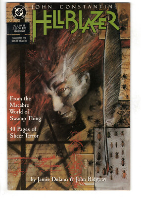 HELLBLAZER #1 (1988) - GRADE 8.5 - FIRST ONGOING SERIES FOR