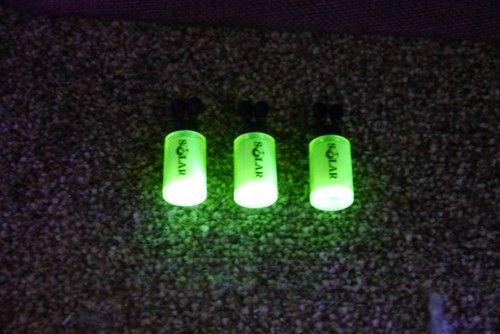 SOLAR IPRO BOBBINS WITH NITE GLO INSERTS PLUS EXTRA LINE X3 CLIPS COARSE FISHING - Picture 5 of 6