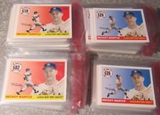 2008 Topps Mickey Mantle Home Run History Pick 502 - 536 Yankees Baseball Cards