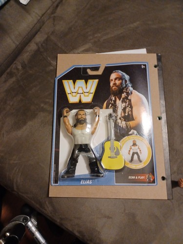 wwf hasbro  wwe retros  series 10 scarce elias  wr...