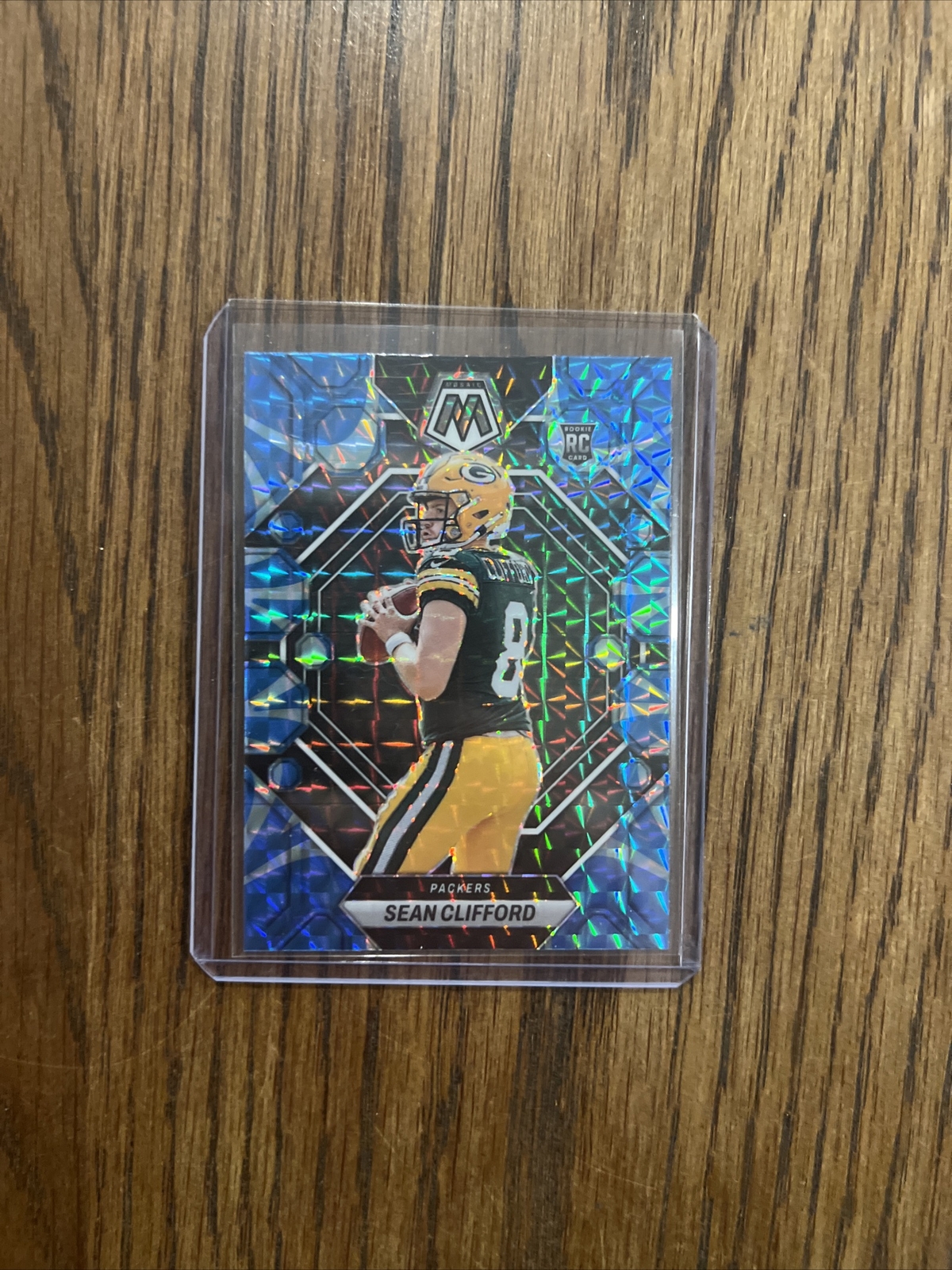 2023 Panini Mosaic Reactive Blue Sean Clifford RC Green Bay Packers #361