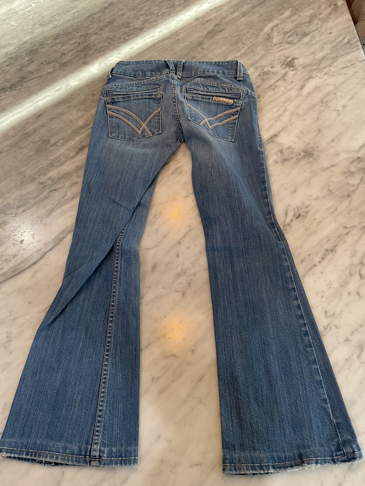 William Rast Denim William Rast Juniors' Size 25 w25 Blue Denim Slim Straight Leg Jeans | eBay