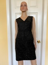 ANN TAYLOR black sheath dress size 0 petite