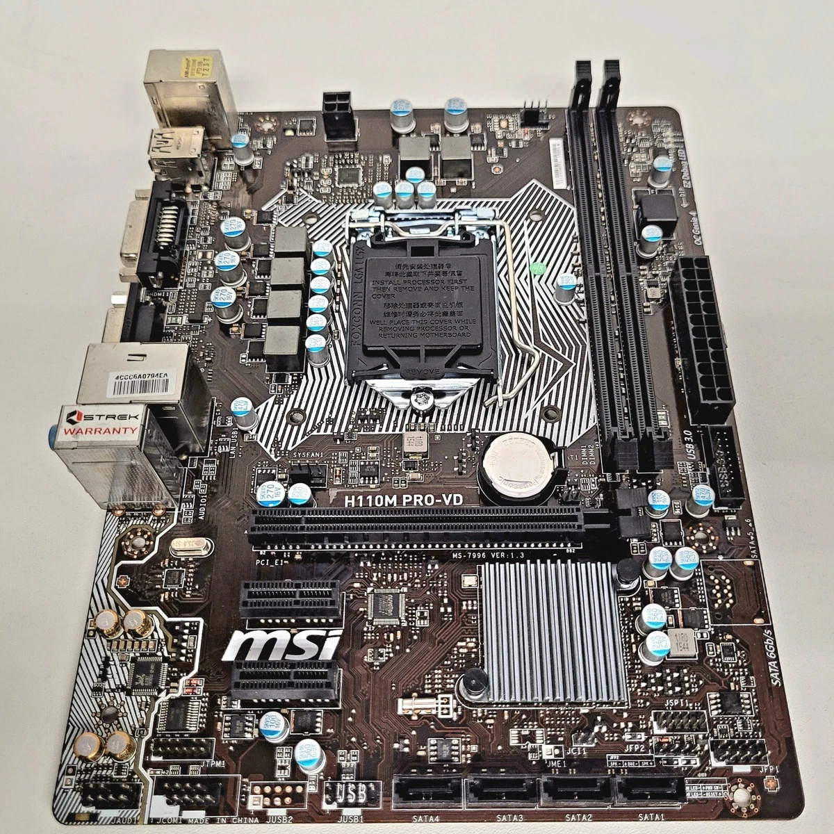 MSI H110M ProVH Motherboard For Desktop