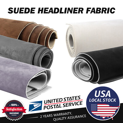 Car Roof Liner Replacement Headliner Fabric Material Foam Backing 60'' Width