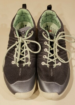 Ecco Biom Natural Motion Black Gray Running Shoes Size EU 39