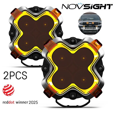 #ad #ad NOVSIGHT HALO Series 6quot; LED Work Light Pod Off Road Spotlight Flood Combo Beam $323.99