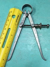 Vintage Sampson Tool 4 inch Inside Caliper, spring type - Made in USA - NOS