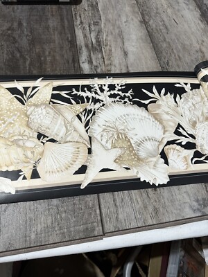 NEW VTG 5 Rolls of York Decorative Wallpaper Border Sea Shells and Starfish
