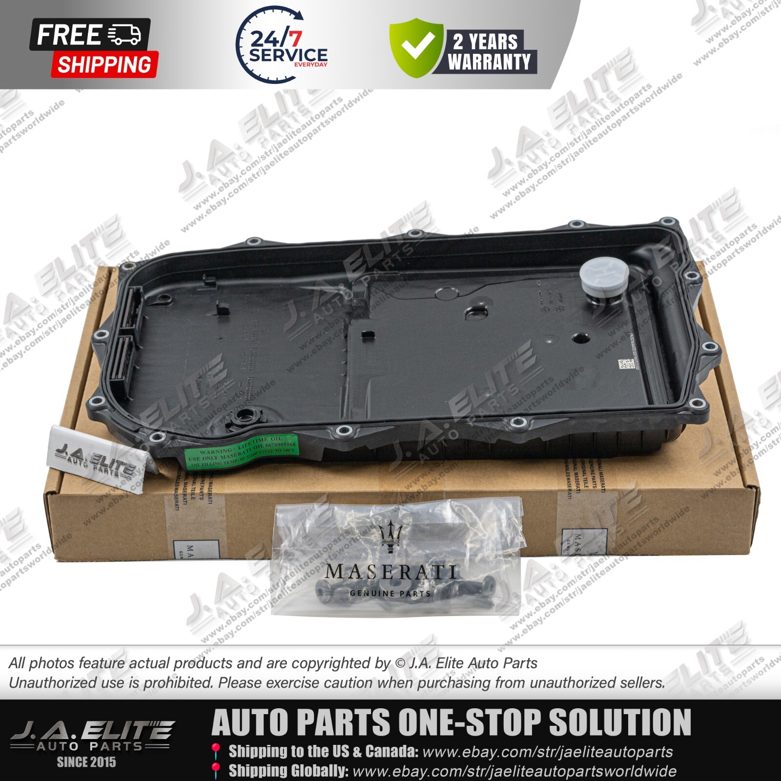 Genuine Auto Transmission Oil Sump fits Maserati Ghibli Quattroporte, 673003178