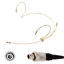 thumbnail 35  - Professional Beige Ear Hook Headset Microphone For Head Worn Wireless Body Packs