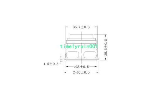 2pcs 40MM 4Ω 10W Full Frequency Speaker Loudspeaker Rubber edge HIFI Audio Parts - Picture 9 of 9
