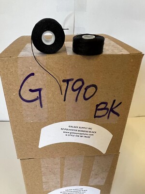 Bobbins Style ''G'' Black / White ----- Tex 90 Polyester ----- MADE IN THE U.S.A