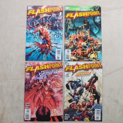 Flashpoint #1-4 DC Comics Flash Movie Batman Lot Of 4 2011