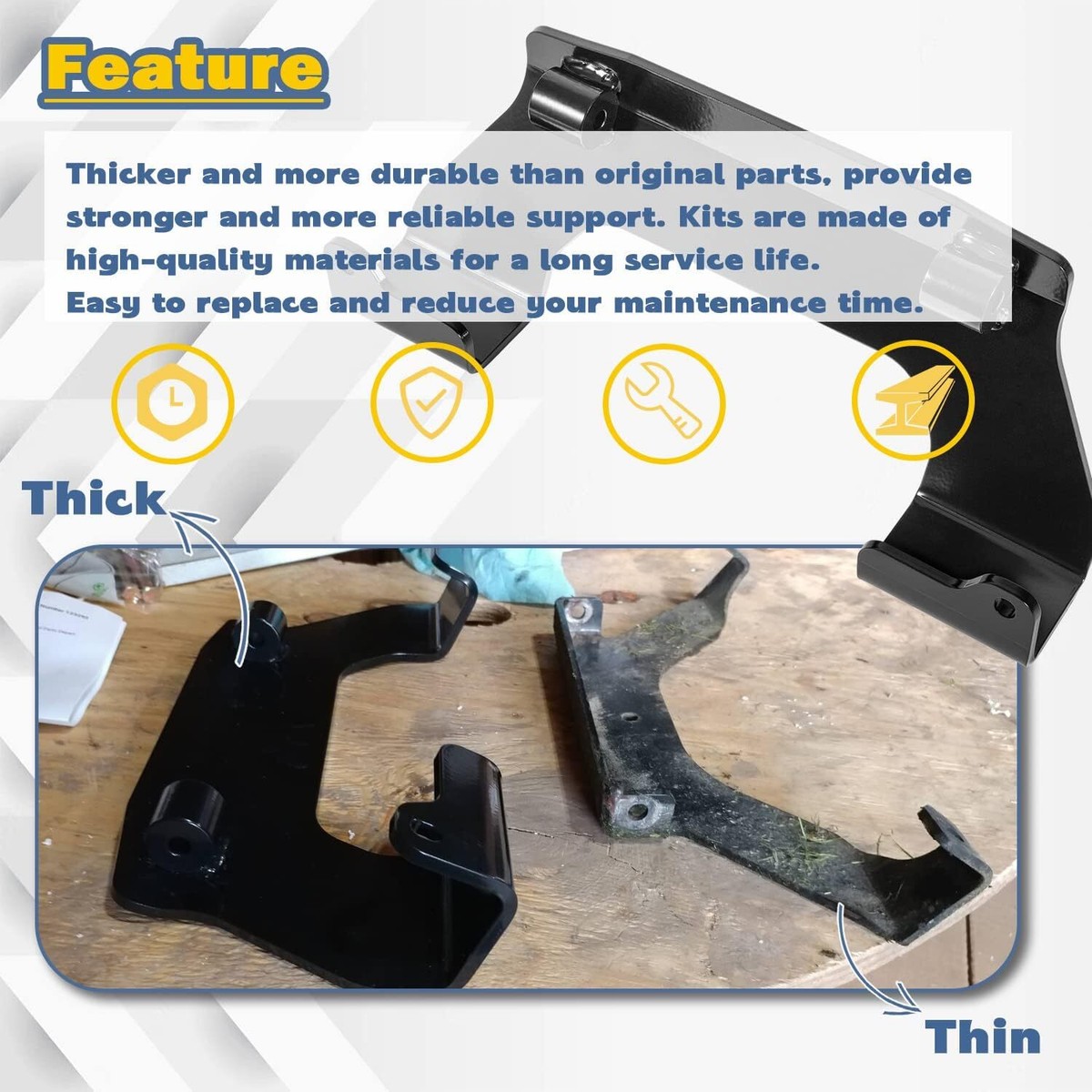 Ersatz-Querstrebe 123292 Für Hustler Raptor SD/SDX Rasenmäher – Verbesserte Version