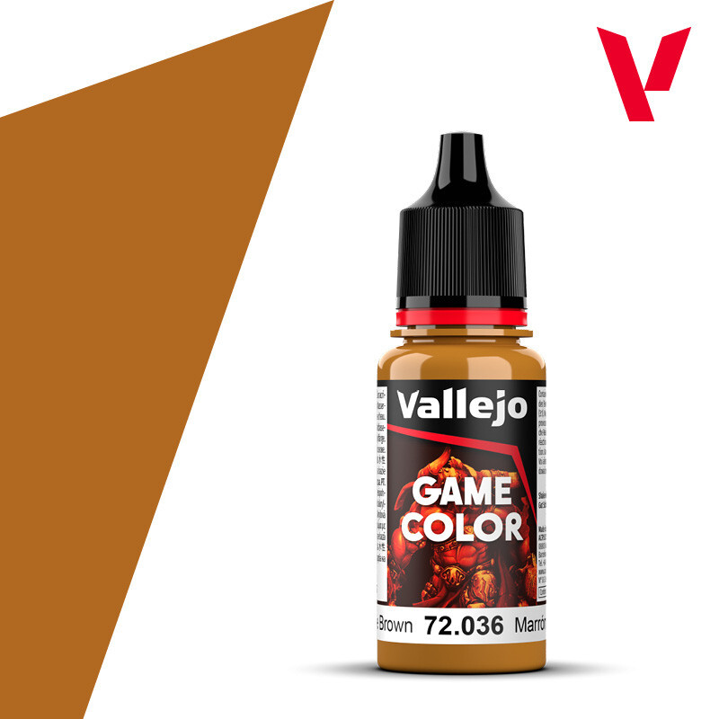 Vallejo Game Color 72036 - Bronze Brown - Acrylic Water-Based - 18 ml