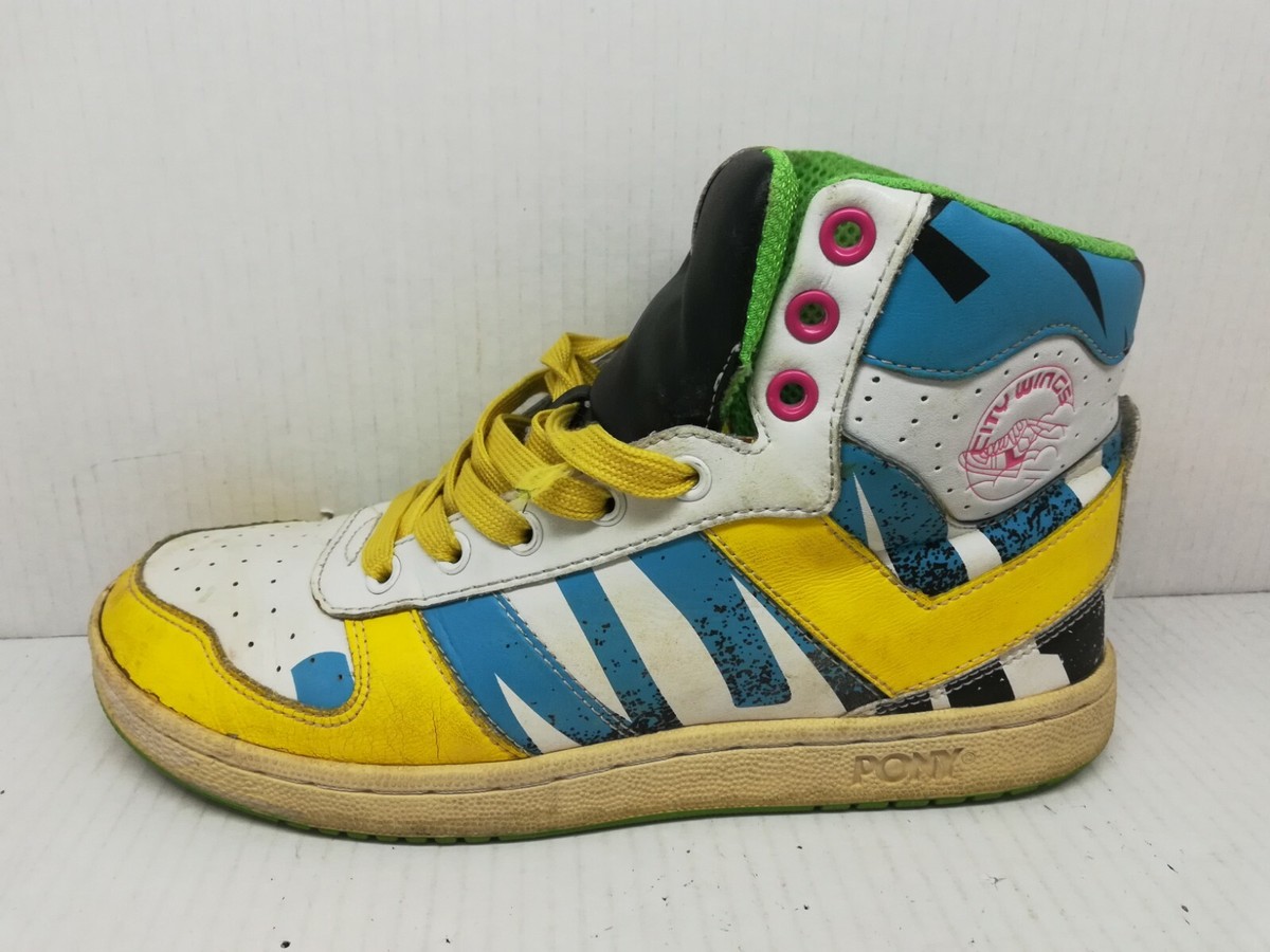 RARE SHAUN NEFF Pony Men's Size US Men's 8 City Wing High