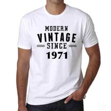 Men's Graphic T-Shirt Modern Vintage Since 1971 53rd Birthday Anniversary 53