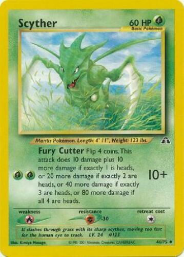 Scyther 46/75 Neo Discovery Pokemon Card - Bild 1 von 1