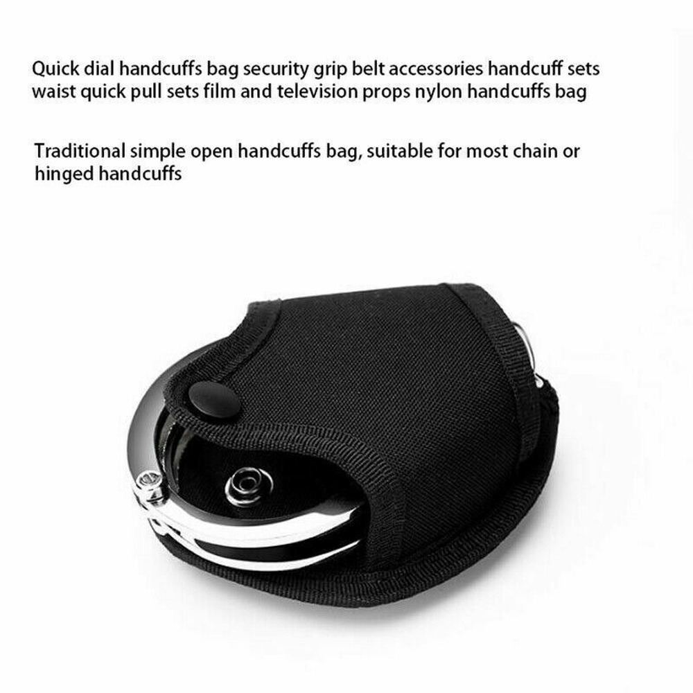 Tactical Molle Handcuff Case Bag Guard Police Cuff Holder Pouch