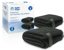 2 Premium Carbon Pre-filter Rolls Compatible With Honeywell Hrf-ap1 Filter A
