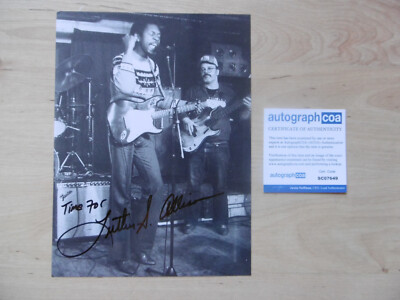 Luther Allison Blues Original Autogramm signed 18x24 cm Bild ACOA