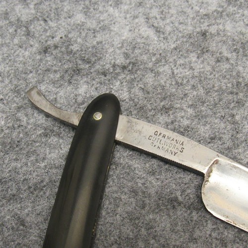 Germania Cutlery Works Germany 61/4" Oxford Straight Razor Black