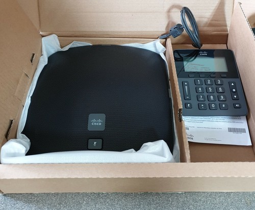 Teléfono de conferencia Cisco CP-8831 VoIP IP SIP con unidad de control de pantalla en caja - Imagen 1 de 3