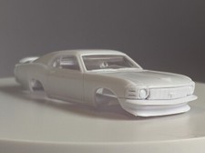 New Auto World 1970 Ford Mustang Unpainted Body For ThunderJet Style Chassis