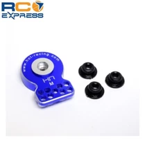 Hot Racing Medium Duty Aluminum Servo Saver (Blue) SHS88M